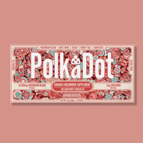 PolkaDot Chocolate Mushroom Bar Horchata