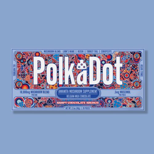 PolkaDot Chocolate Mushroom Bar Krispy Krunch
