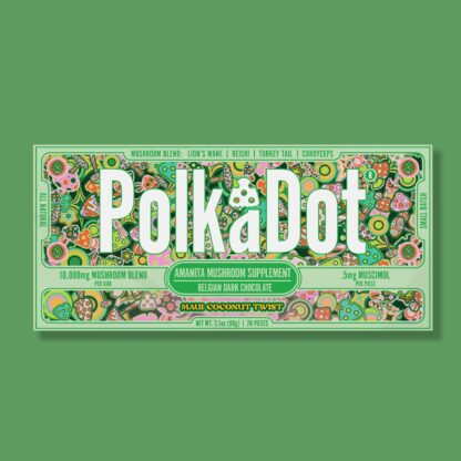 PolkaDot Chocolate Mushroom Bar Maui Coconut