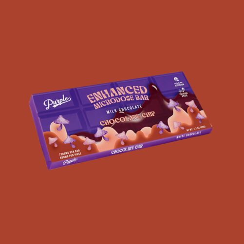 Purple Enhanced Microdose Chocolate Bar Chocolate Chip