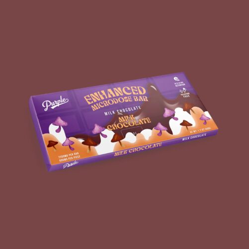 Purple Enhanced Microdose Chocolate Bar Milk Chocolate