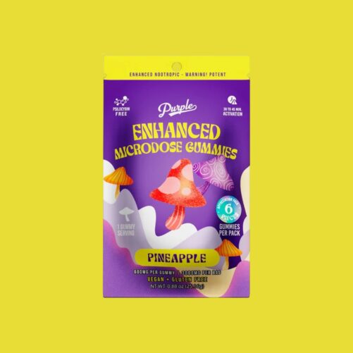 Purple Mushroom Gummies - Enhanced Magic Amanita Mushroom Blend - Image 3