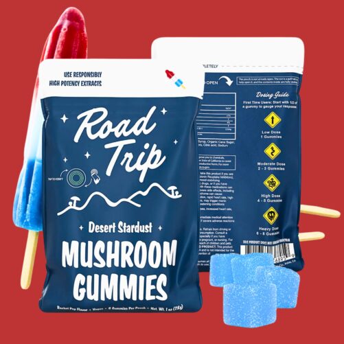 Road Trip Mushroom Gummies Rocket Pop