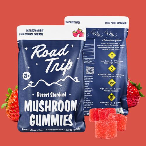 Road Trip Mushroom Gummies Strawberry