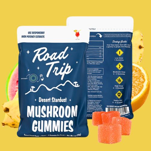 Road Trip Mushroom Gummies Sunset Punch