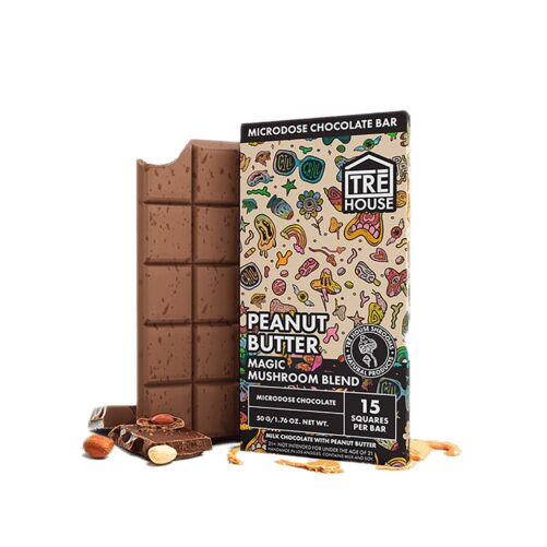 TRE House Magic Mushrooms Chocolate Bar Peanut Butter