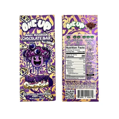One Up Chocolate Bar Blueberry Cheesecake