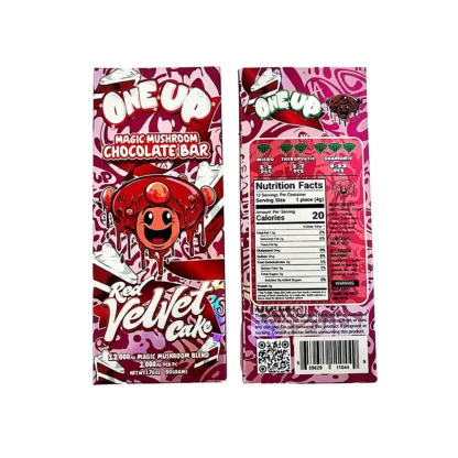 One Up Chocolate Bar Red Velvet Cake