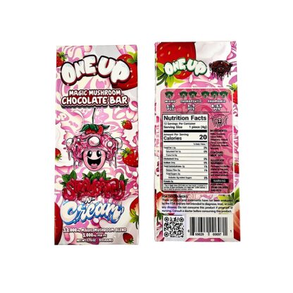 One Up Mushroom Bars Strawberry Creamy