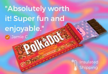 Polka Dot Chocolate Bars
