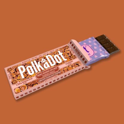 Polkadot Mushroom Chocolate Bar Hazelnut Wafer