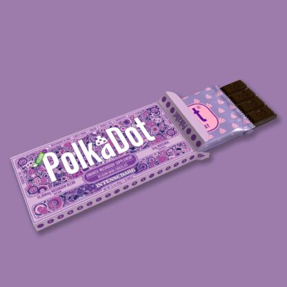 Polkadot Mushroom Chocolate Bar Intense Dark
