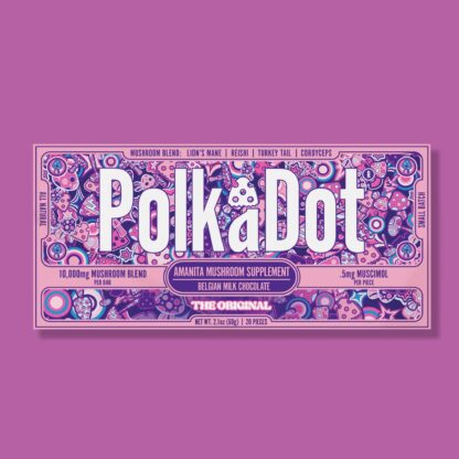 Polkadot Mushroom Chocolate Bar Original