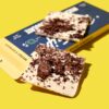Close up of Road Trip Chocolate Bars Cookies and Cream flavor