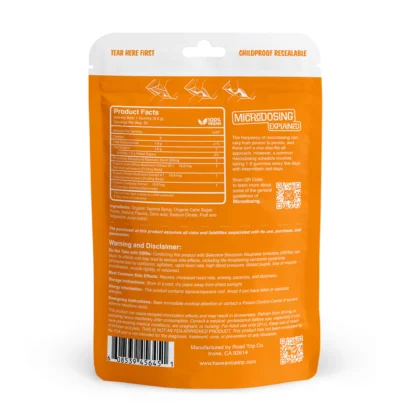 Road Trip Microdose Blend Orange Back