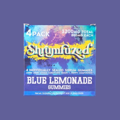 Shrumfuzed Gummies Blue Lemonade 4 Pack