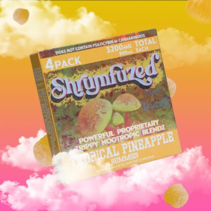Shrumfuzed Gummies Tropical Pineapple 4 Pack