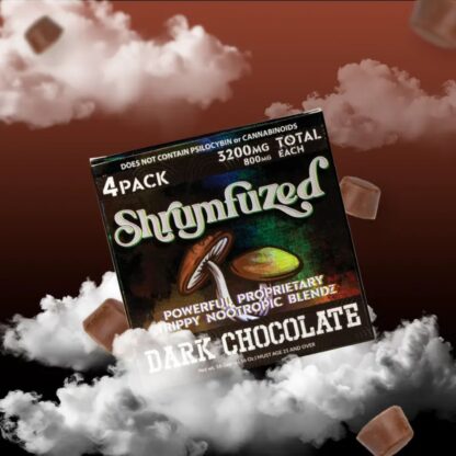 Shrumfuzed Gummies Dark Chocolate 4 Pack