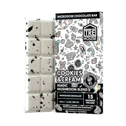 TRE House Magic Mushrooms Chocolate Bar Cookies and Cream